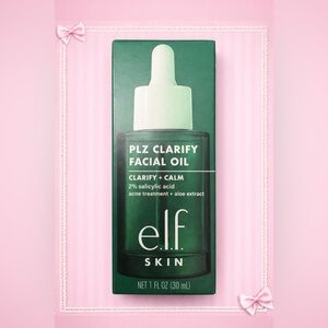 e.l.f. SKIN PLZ Clarify Facial Oil 2% Salicylic Acid Acne Treatment 1oz